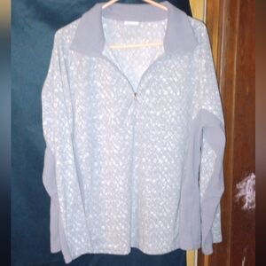 (1X) Columbia Fleece 1/4 Zip Pull-Over